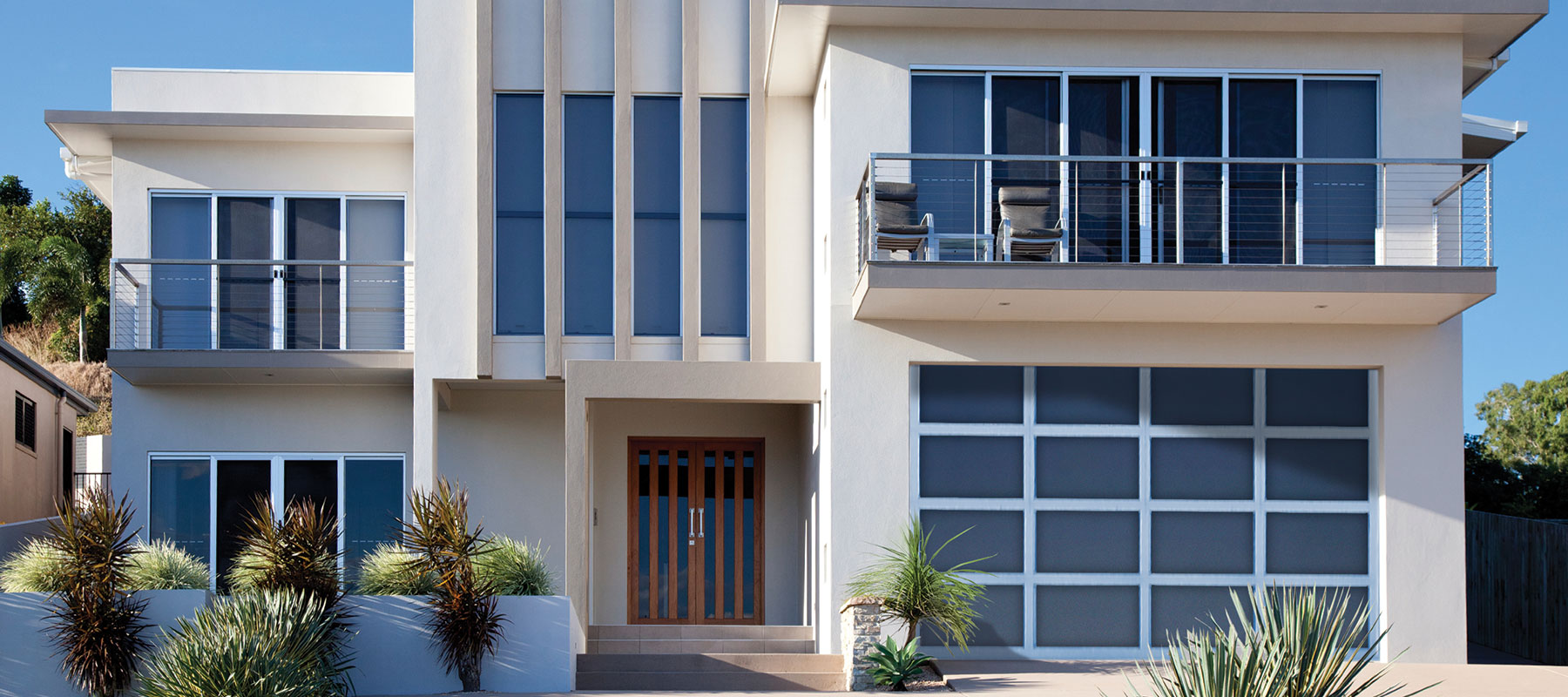 8000 series premium aluminum full-view garage door